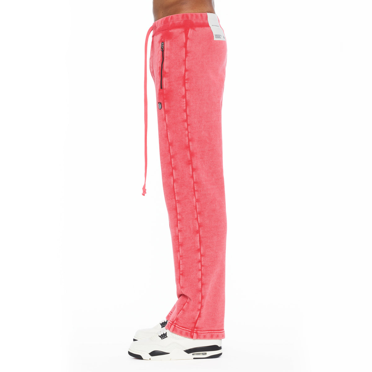 French Terry Open Hem Sweatpants 620 Grams | Racing Red