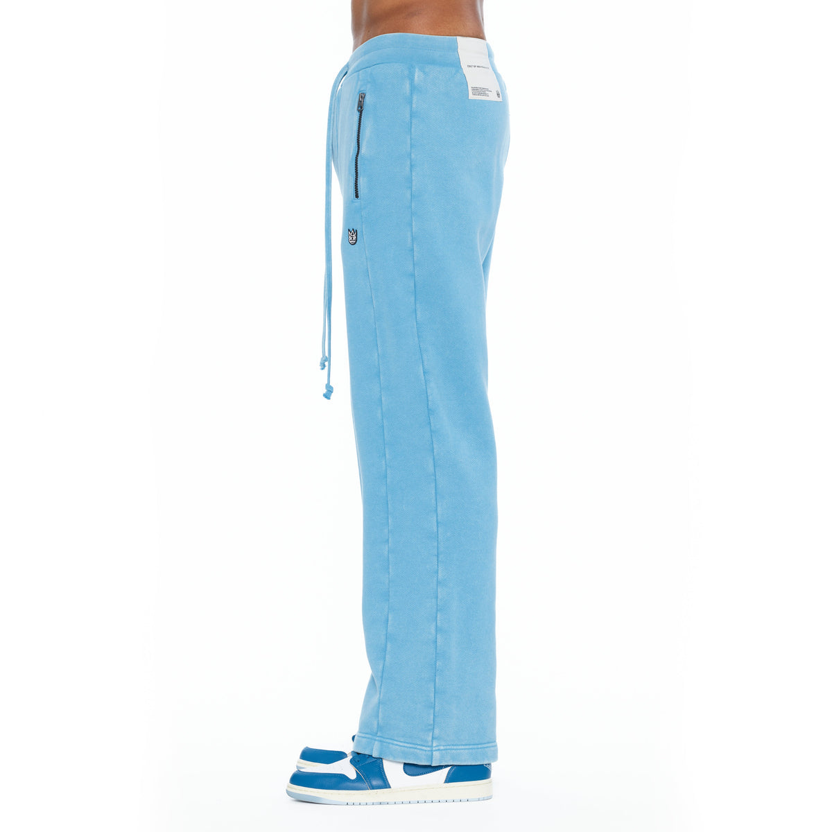 French Terry Open Hem Sweatpants 620 Grams | Navagio Bay