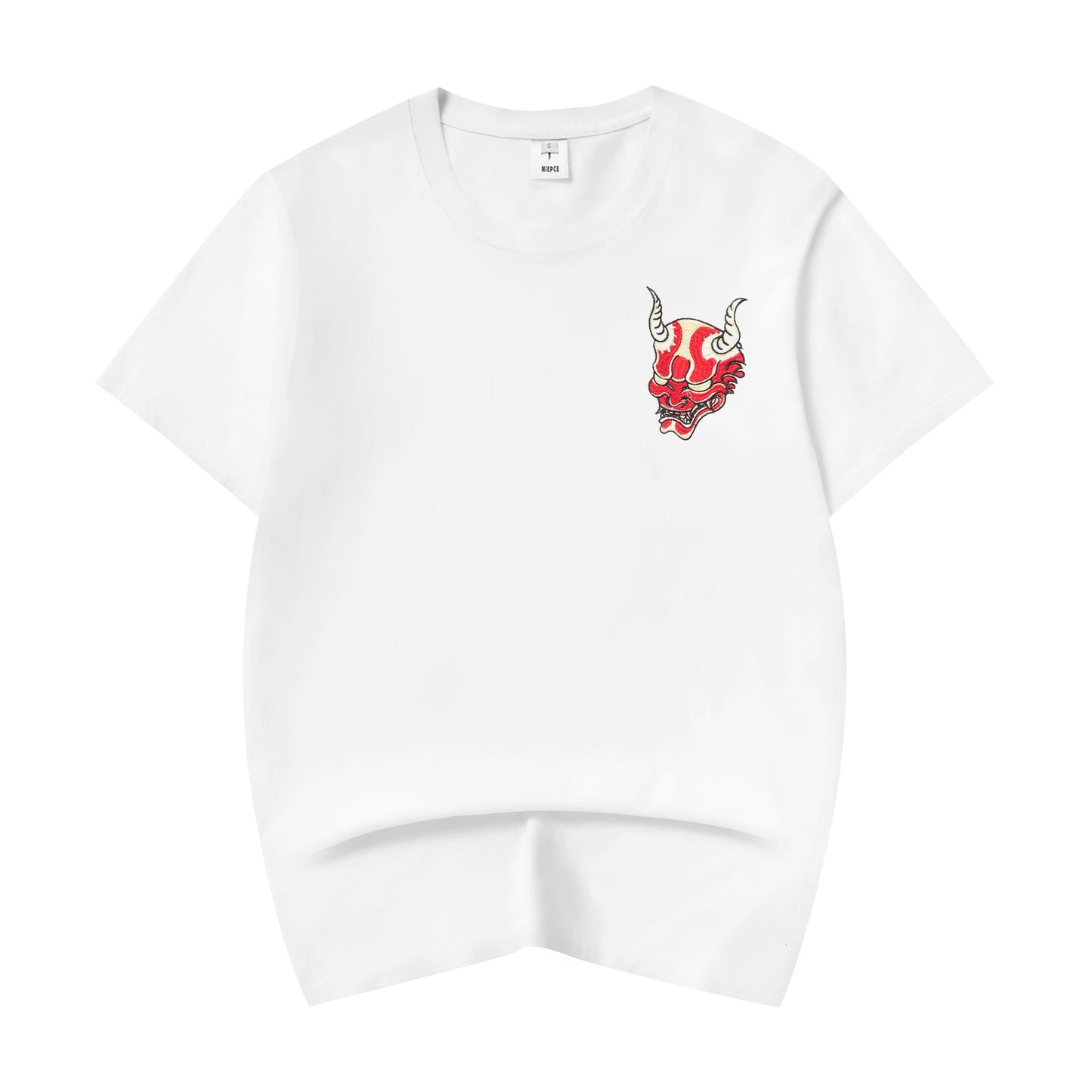 Red Demon Embroidered Tee