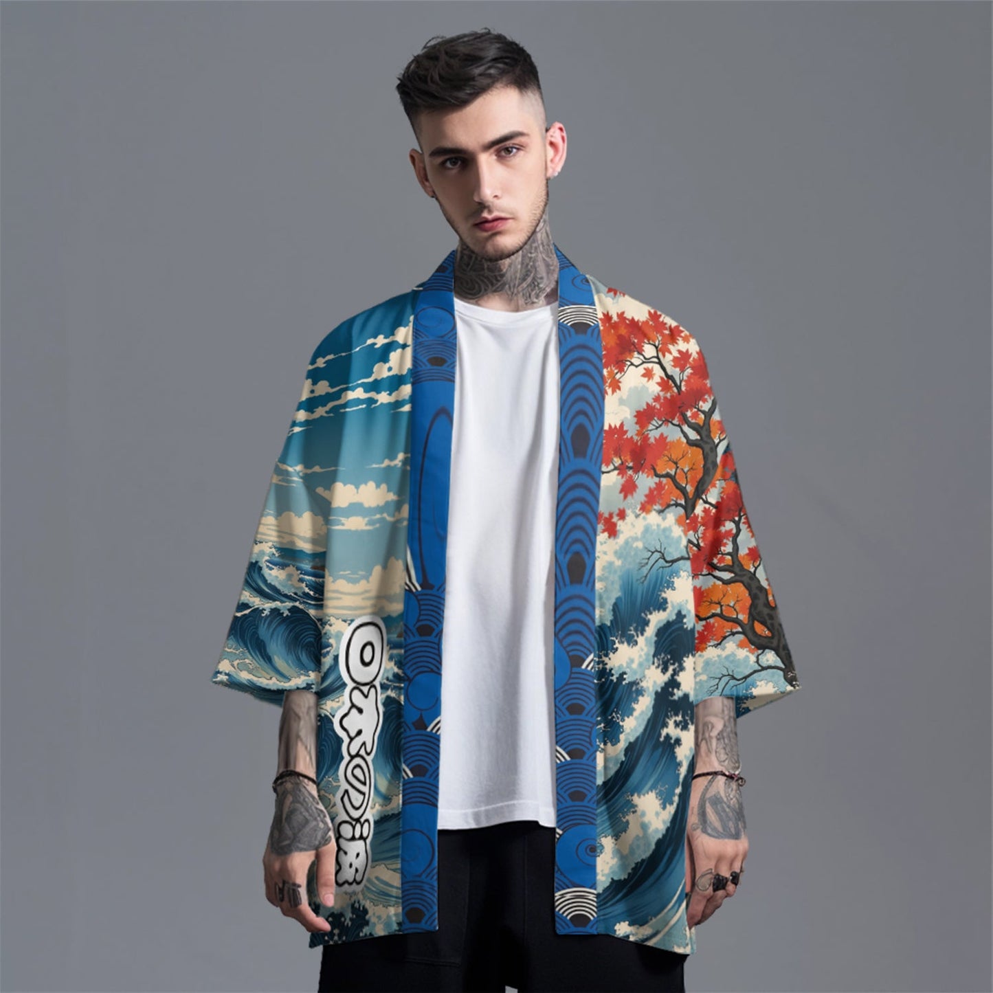 Blue Oceans Kimono