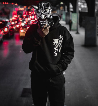 Japanese Rid Evil Hoodie | Black
