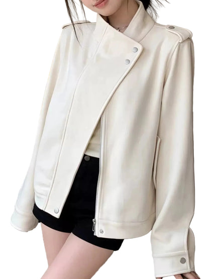 Asymmetric Zip Up Jacket