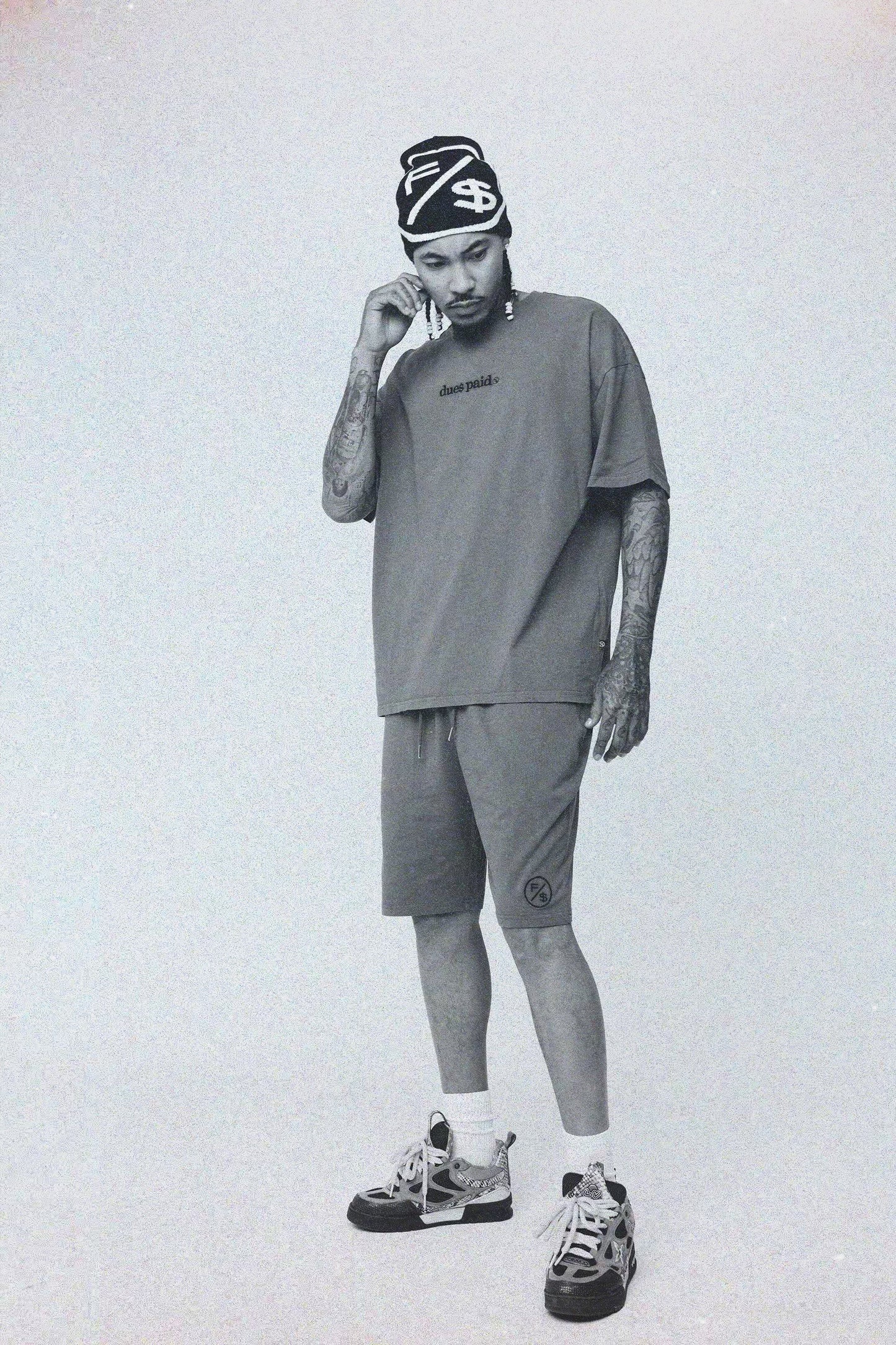 Dues Paid Oversize Shirt | Military Green