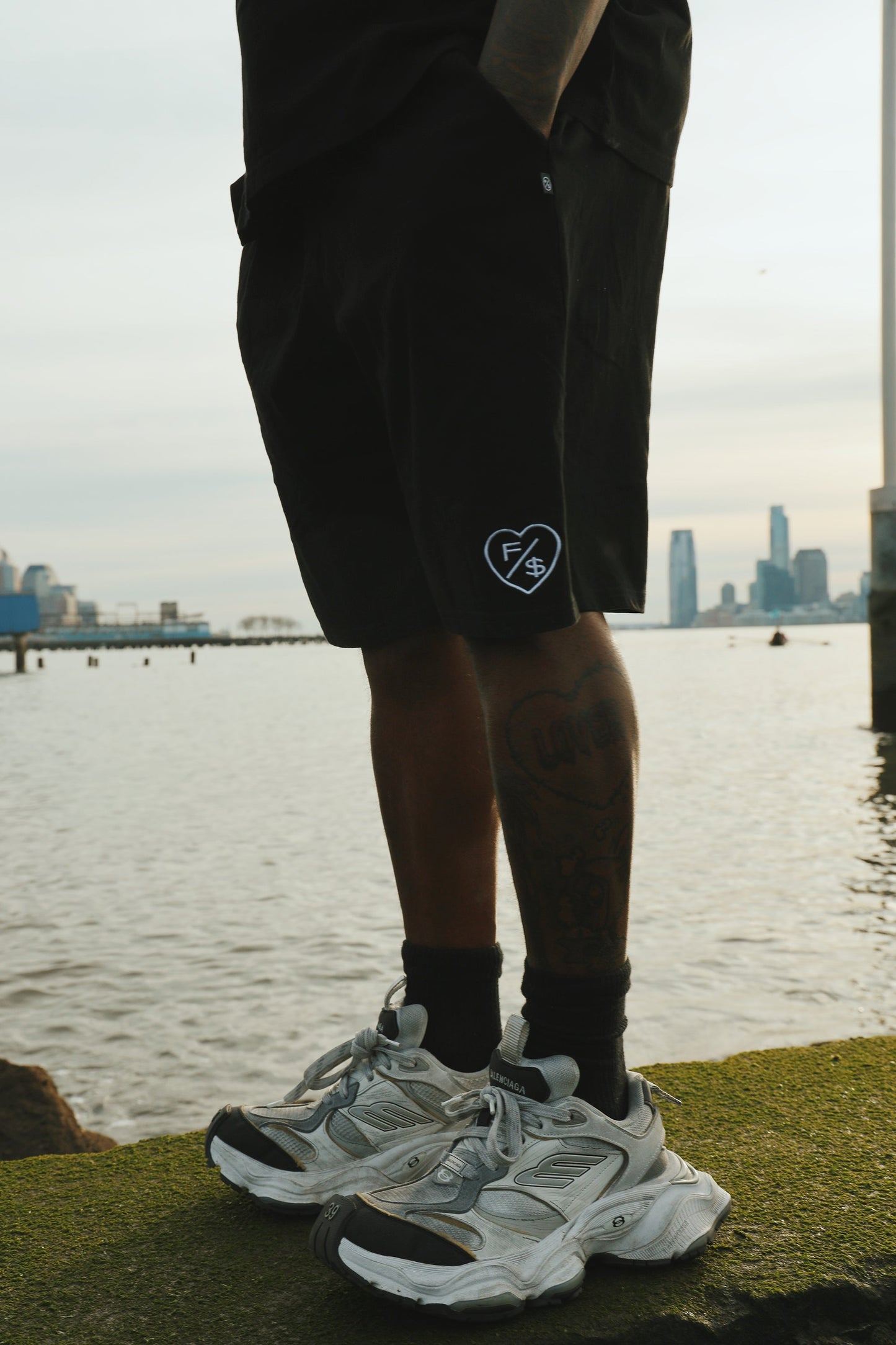 Love Who Loves You Shorts | Black