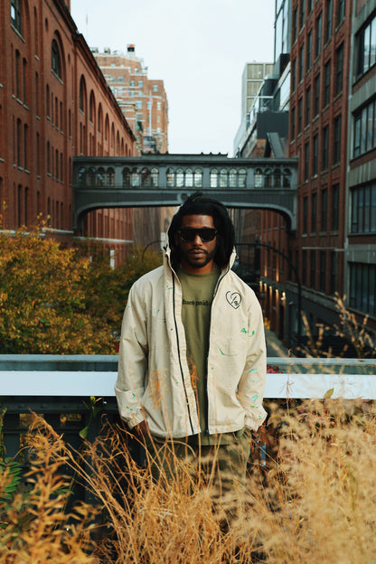Dues Paid Oversize Shirt | Military Green