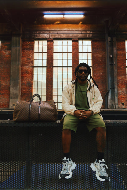 Dues Paid Oversize Shirt | Military Green