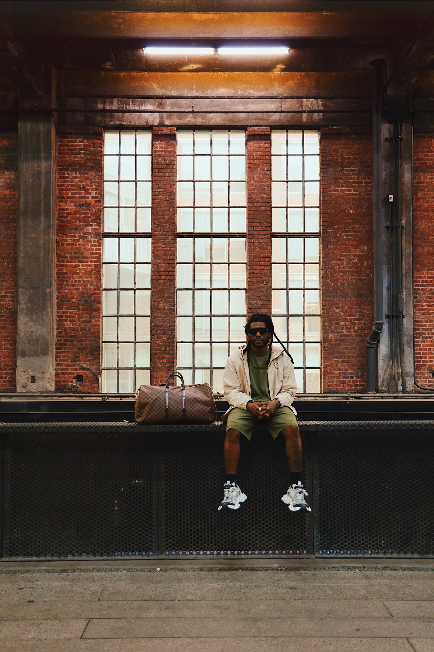 Dues Paid Oversize Shirt | Military Green