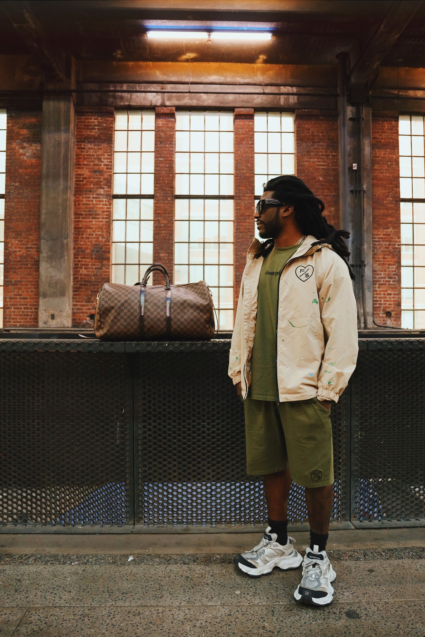 Dues Paid Shorts | Military Green