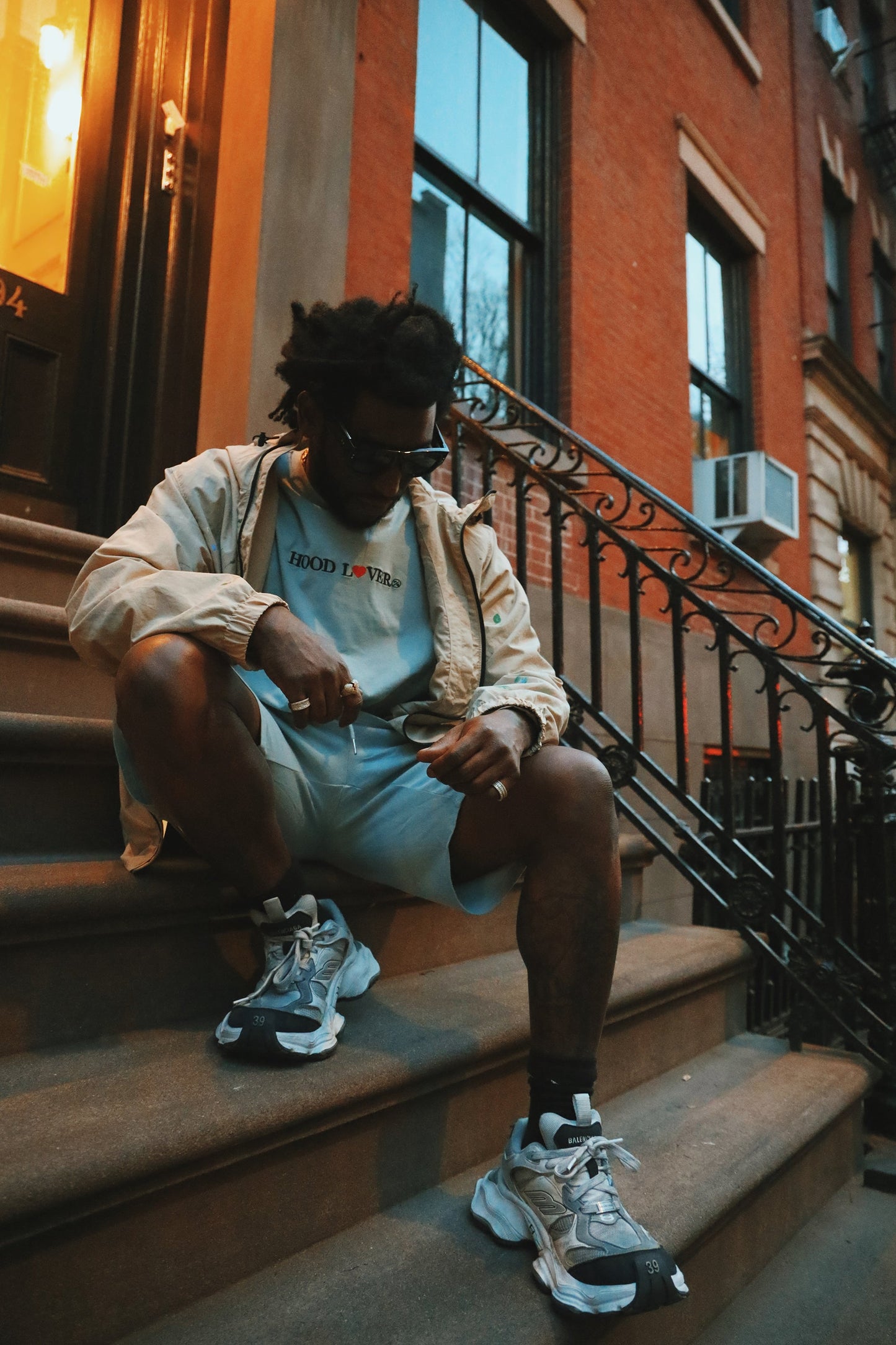 Hood Lover Vintage Denim Shirt | Oversize