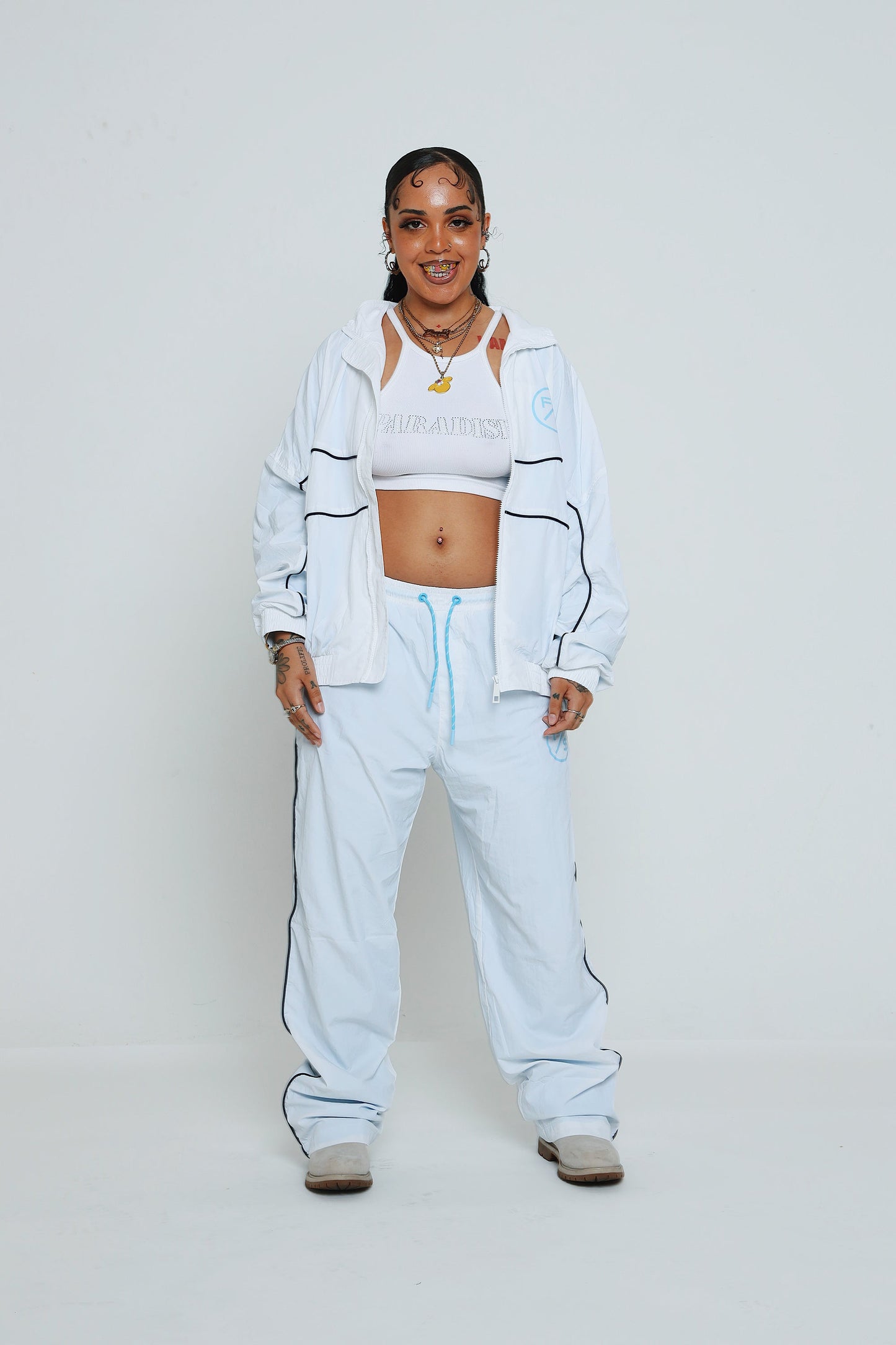 Motion Nylon Pants | White