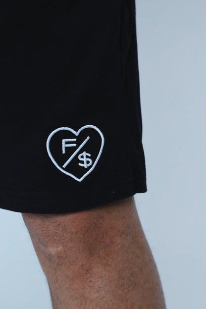 Love Who Loves You Shorts | Black