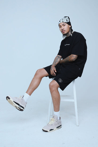 Love Who Loves You Oversize Shirt | Black