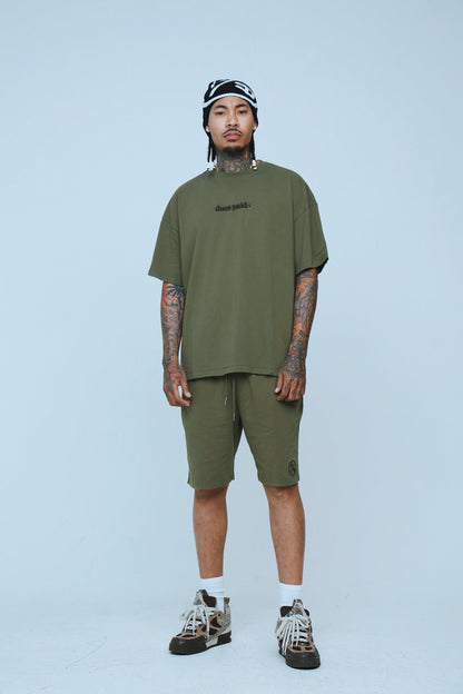 Dues Paid Oversize Shirt | Military Green
