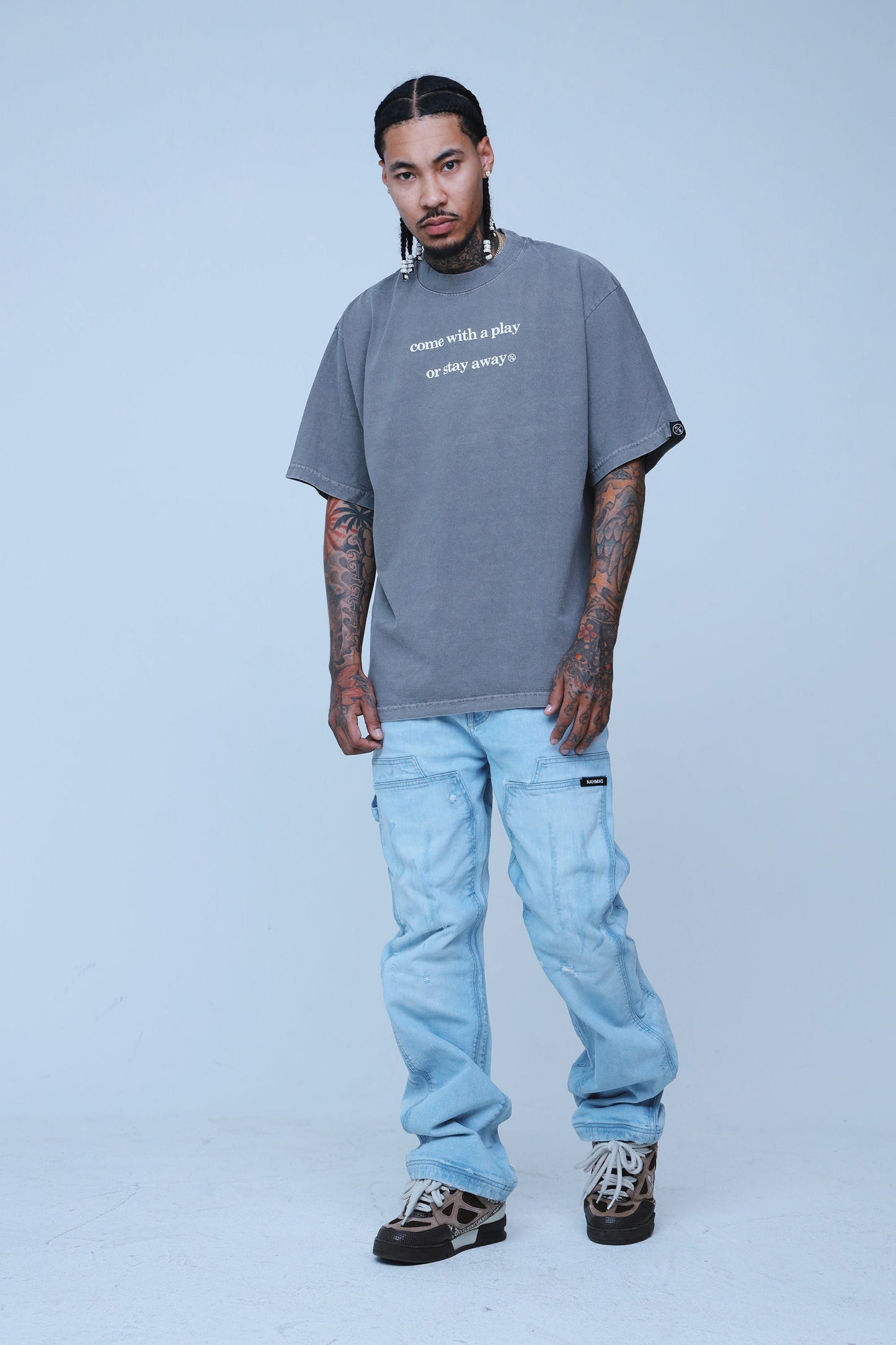 Play Makers Tee | Cement