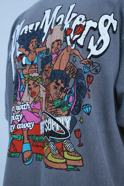 Play Makers Tee | Cement
