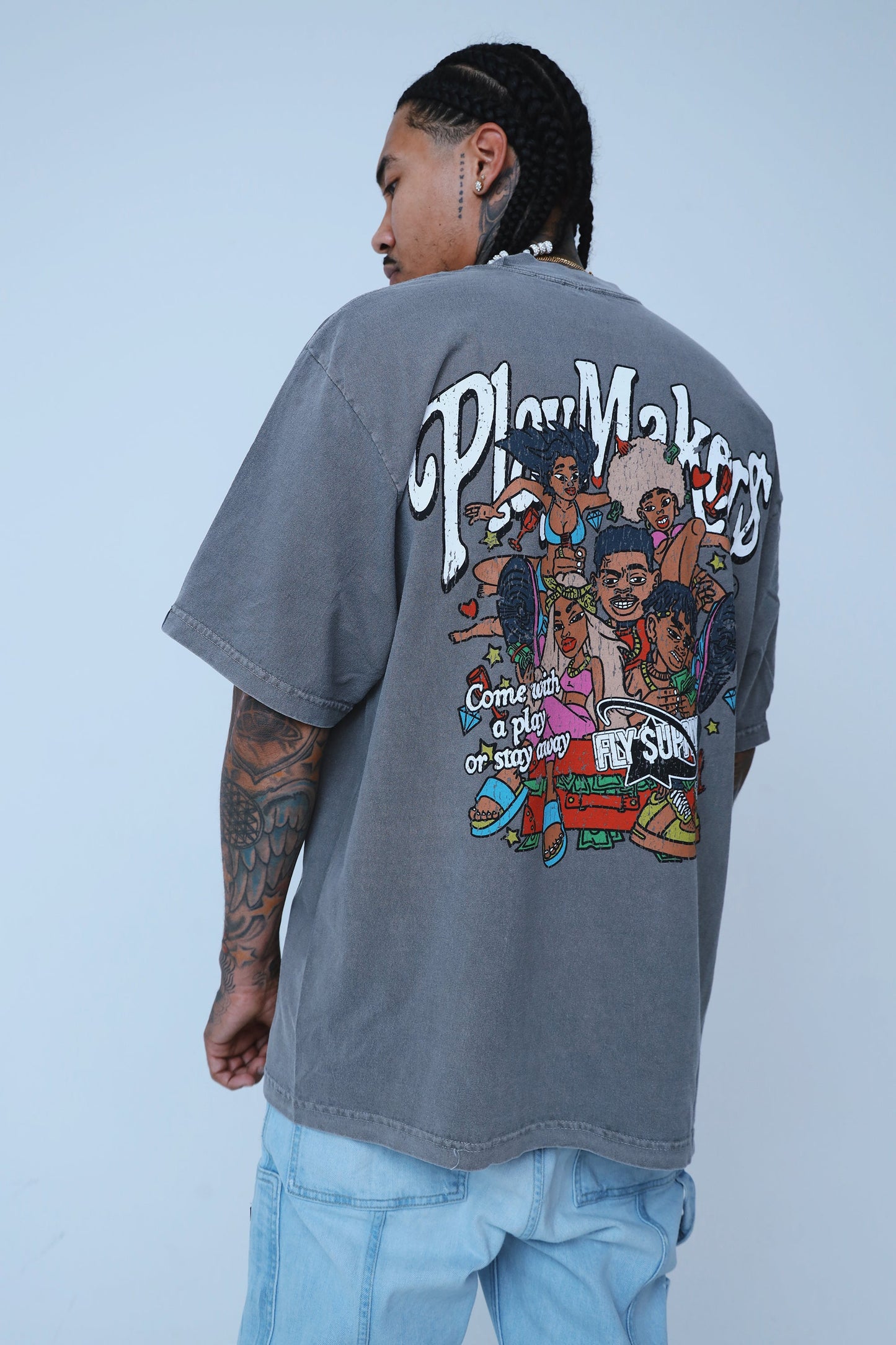 Play Makers Tee | Cement