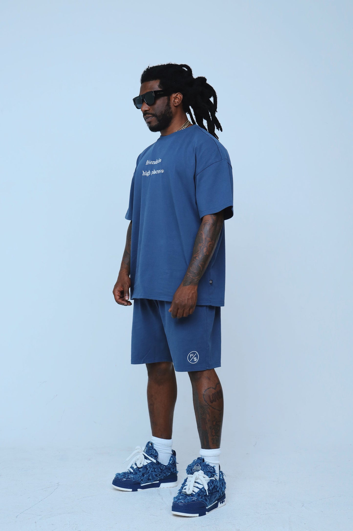 Friends In High Places Shorts | Navy