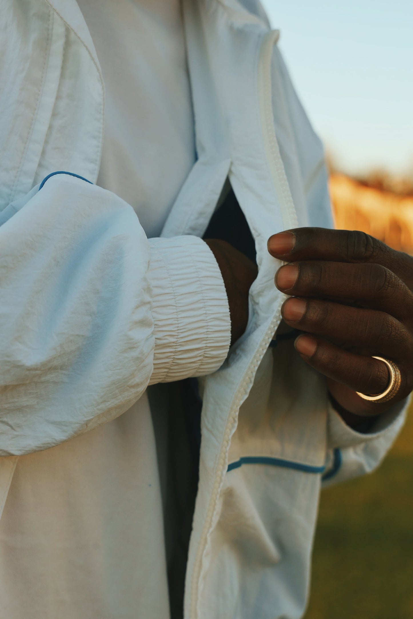 Motion Nylon Jacket | White