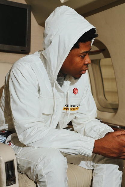 Happy Pockets Windbreaker Zip-Up Jacket