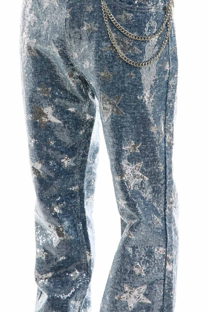 Star Spangle Slim Flare Denim