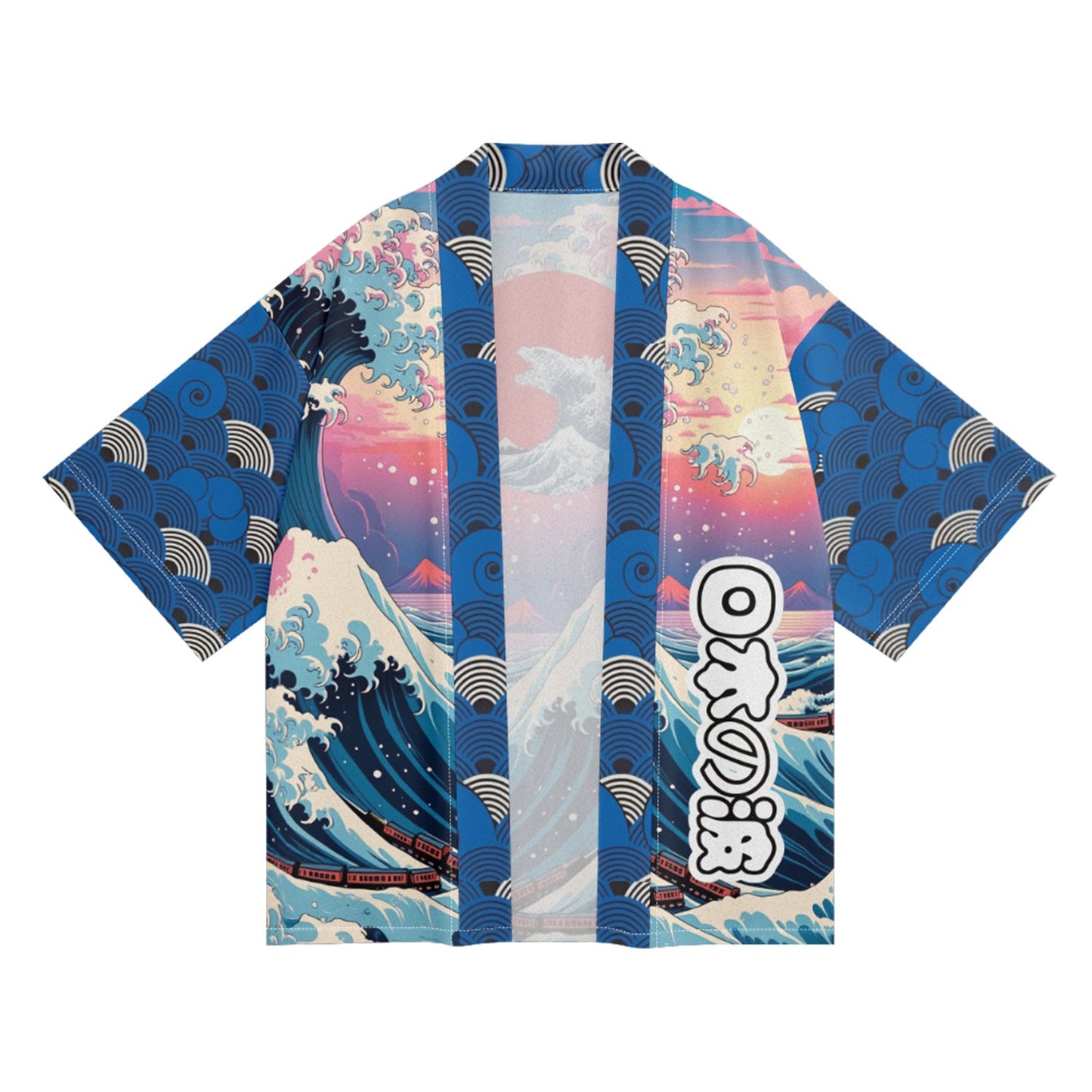 Blue Waves Kimono