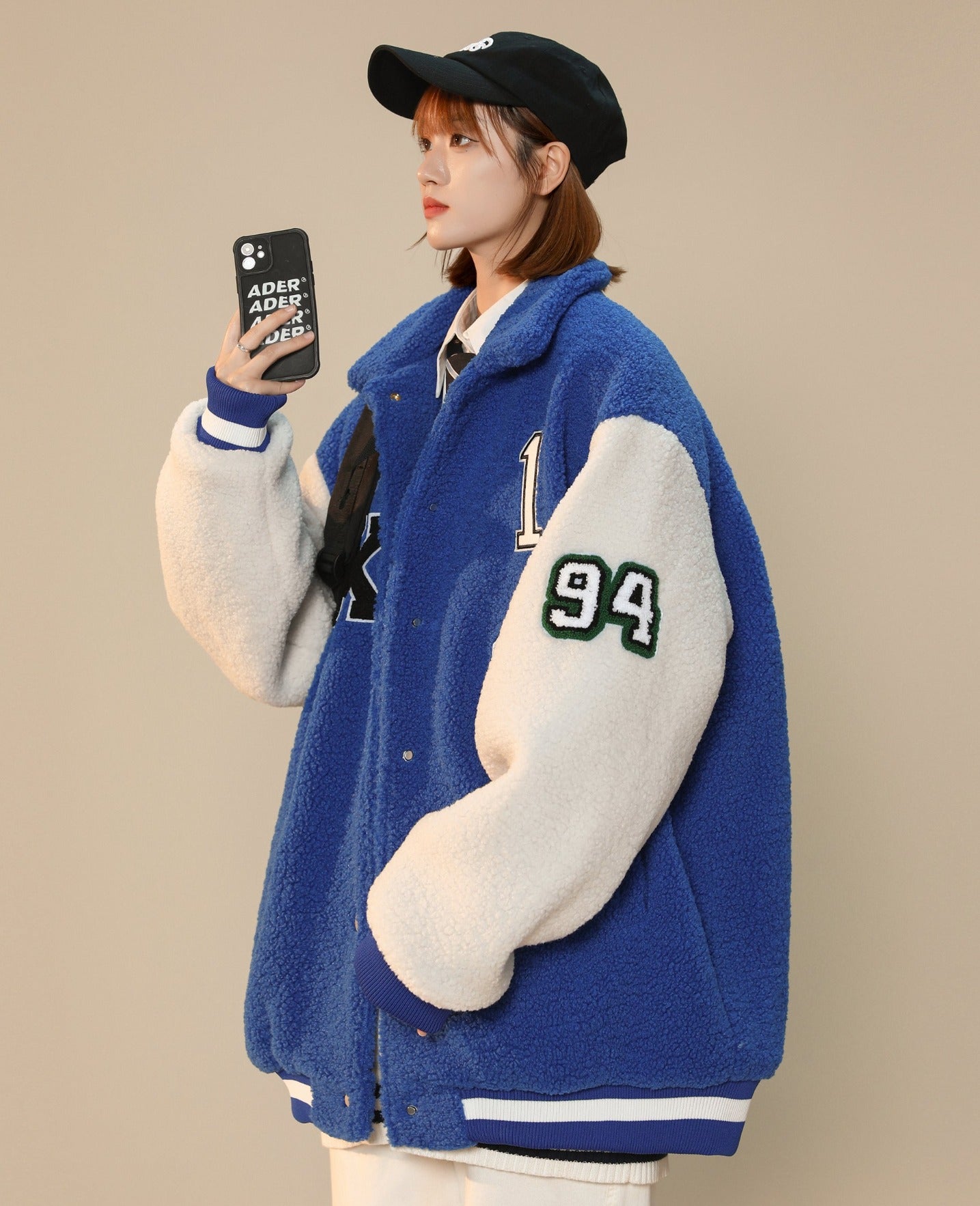 Year 94 Furry Varsity Jacket