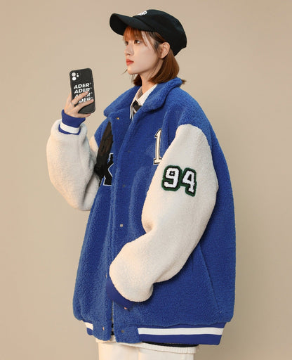 Year 94 Furry Varsity Jacket