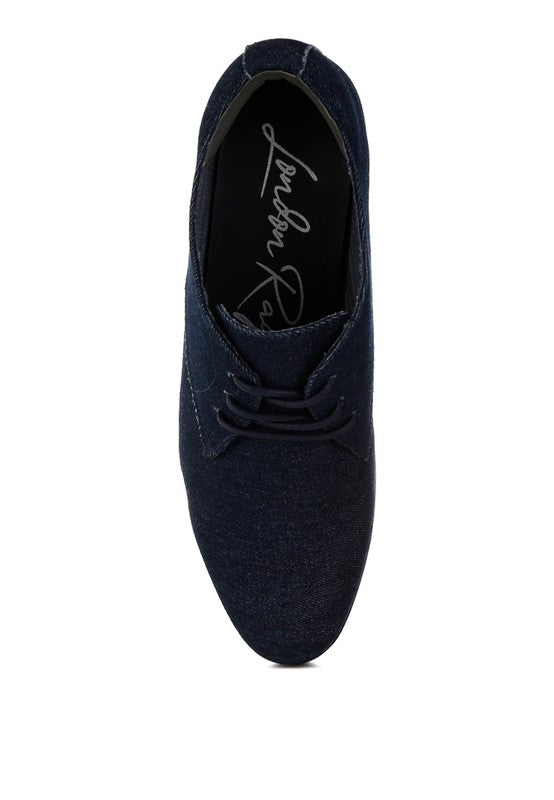 Zapier Denim Oxford Shoes