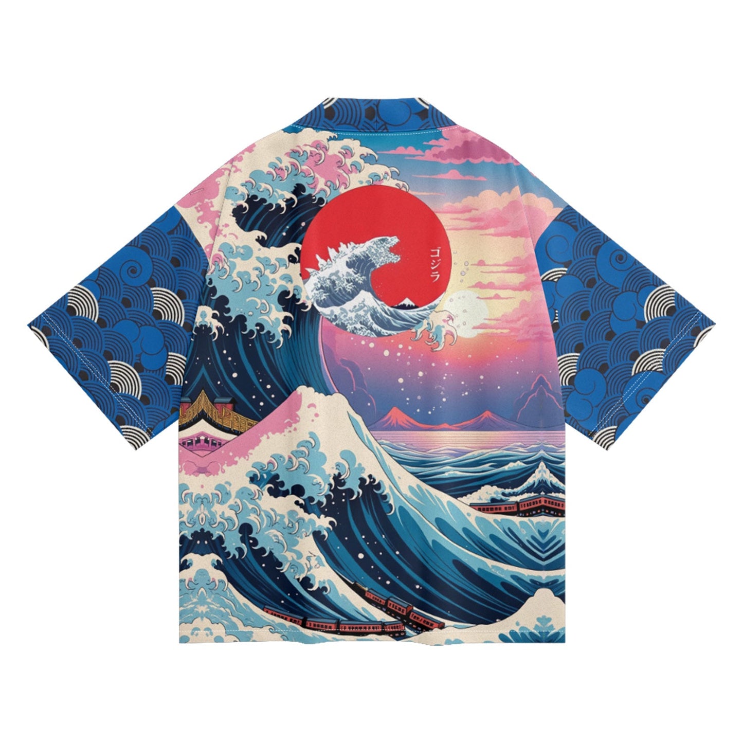 Blue Waves Kimono