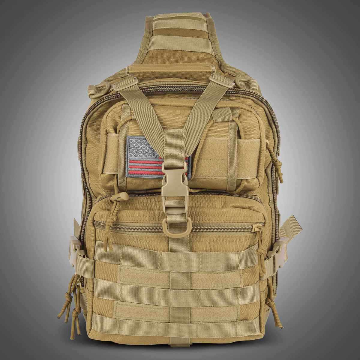 Tactical 14L Range Sling Bag Backpack with Adjustable Strap