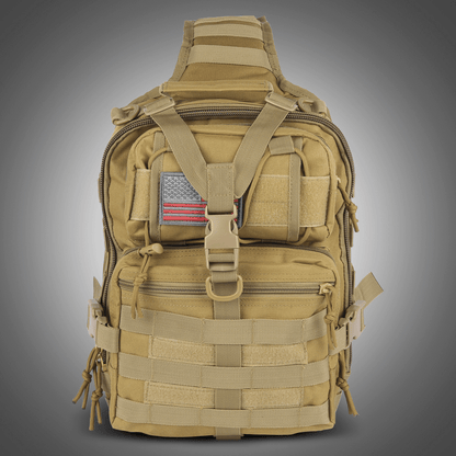 Tactical 14L Range Sling Bag Backpack with Adjustable Strap