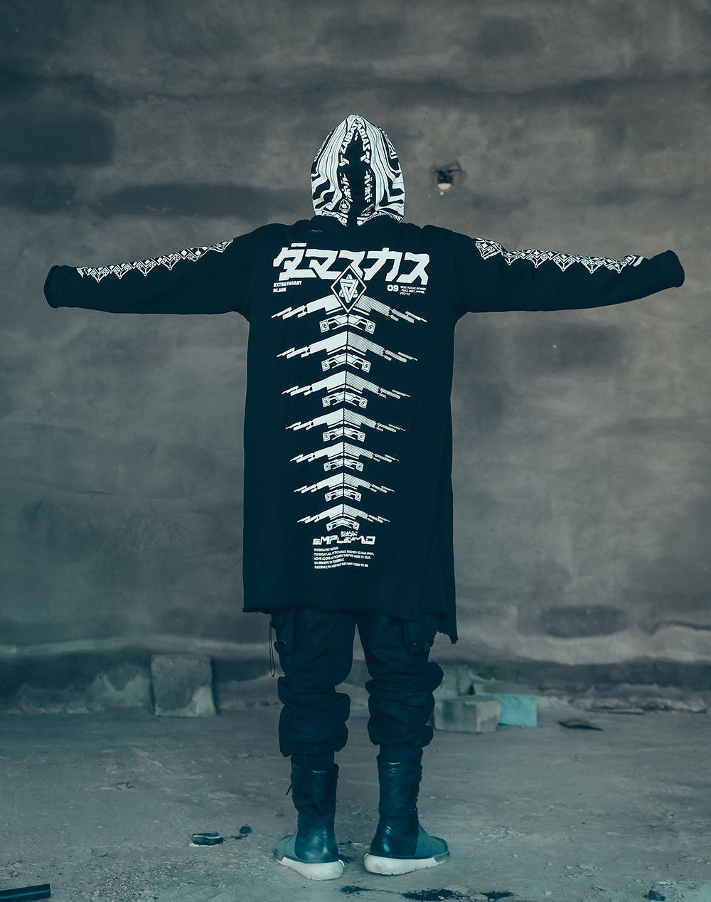 Cyber Alien Trench Coat