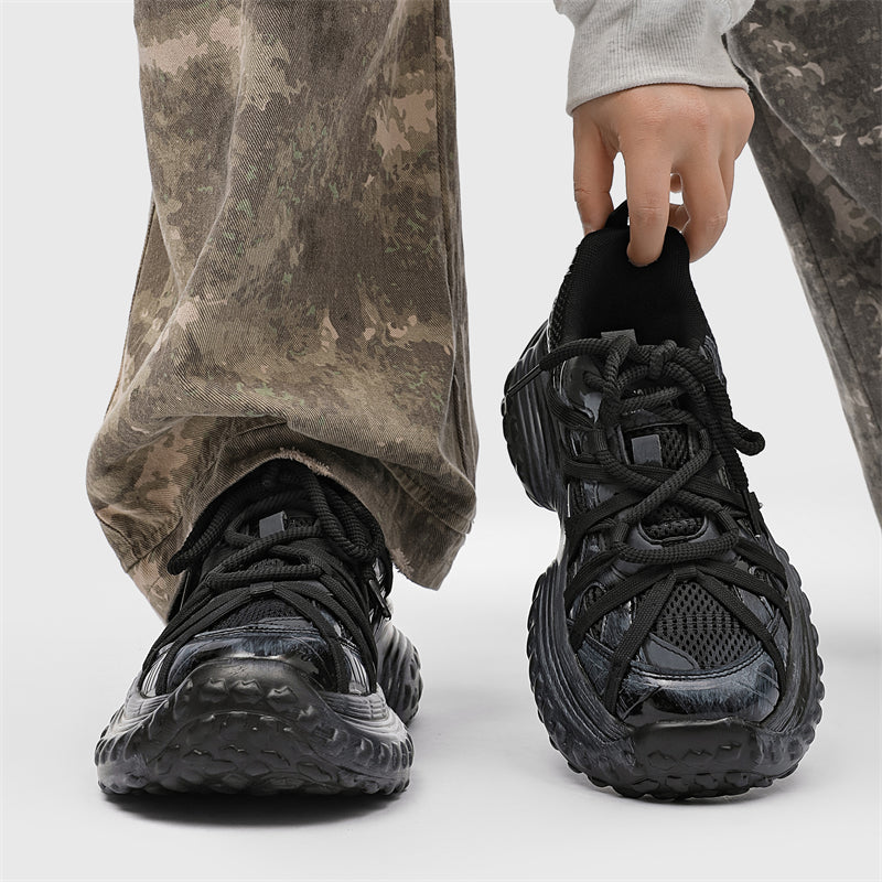 Black Tire Sneakers