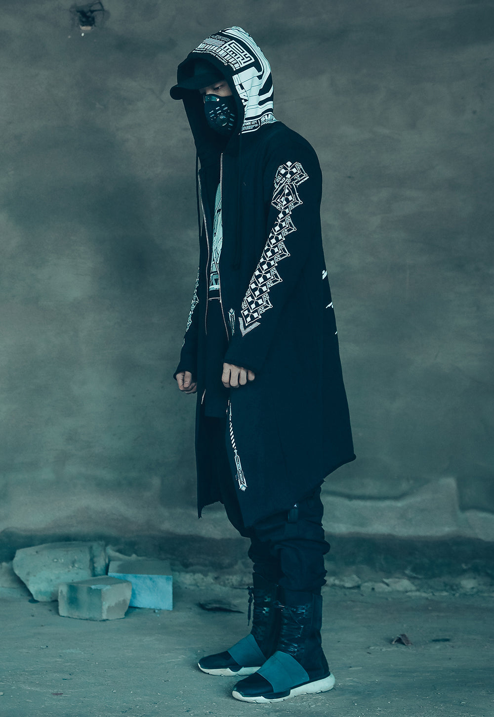 Cyber Alien Trench Coat