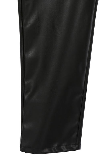 Vegan Leather Pants