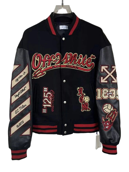 Embroidered Patches Snap Down Jacket