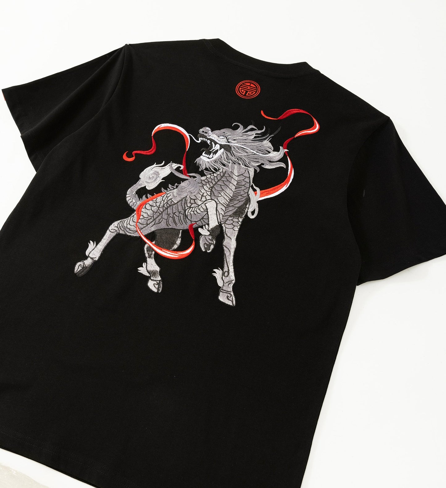 Raging Kirin Embroidery Tee