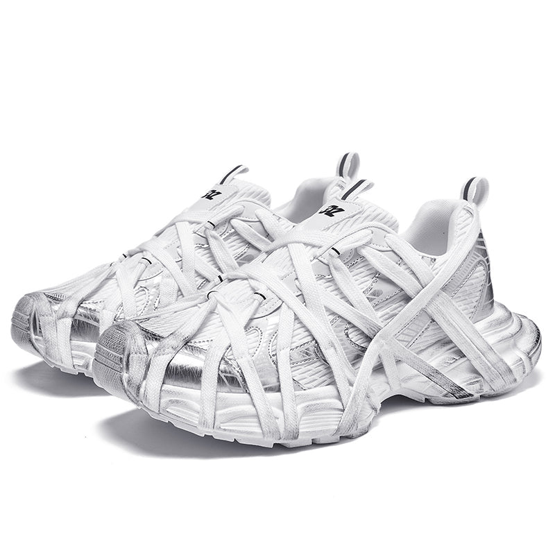Silver Mummy Sneakers