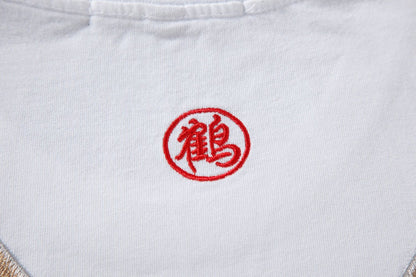 Flying Crane Embroidery Tee