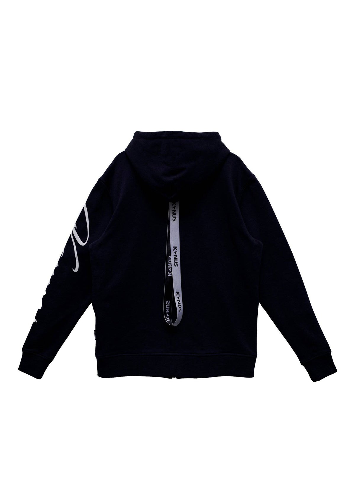 Mock Neck Zip Up Hoodie with Zipper Pockets | Navy