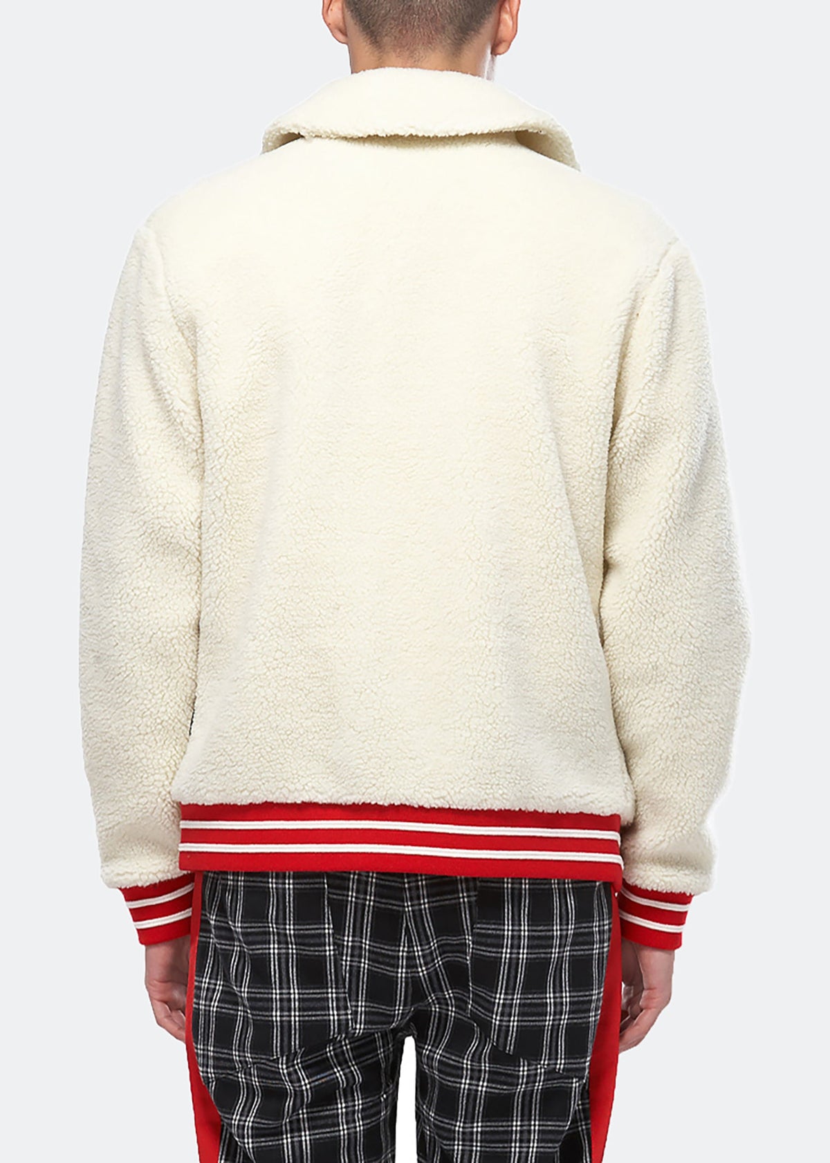 Sherpa Zipup Jacket | Off White