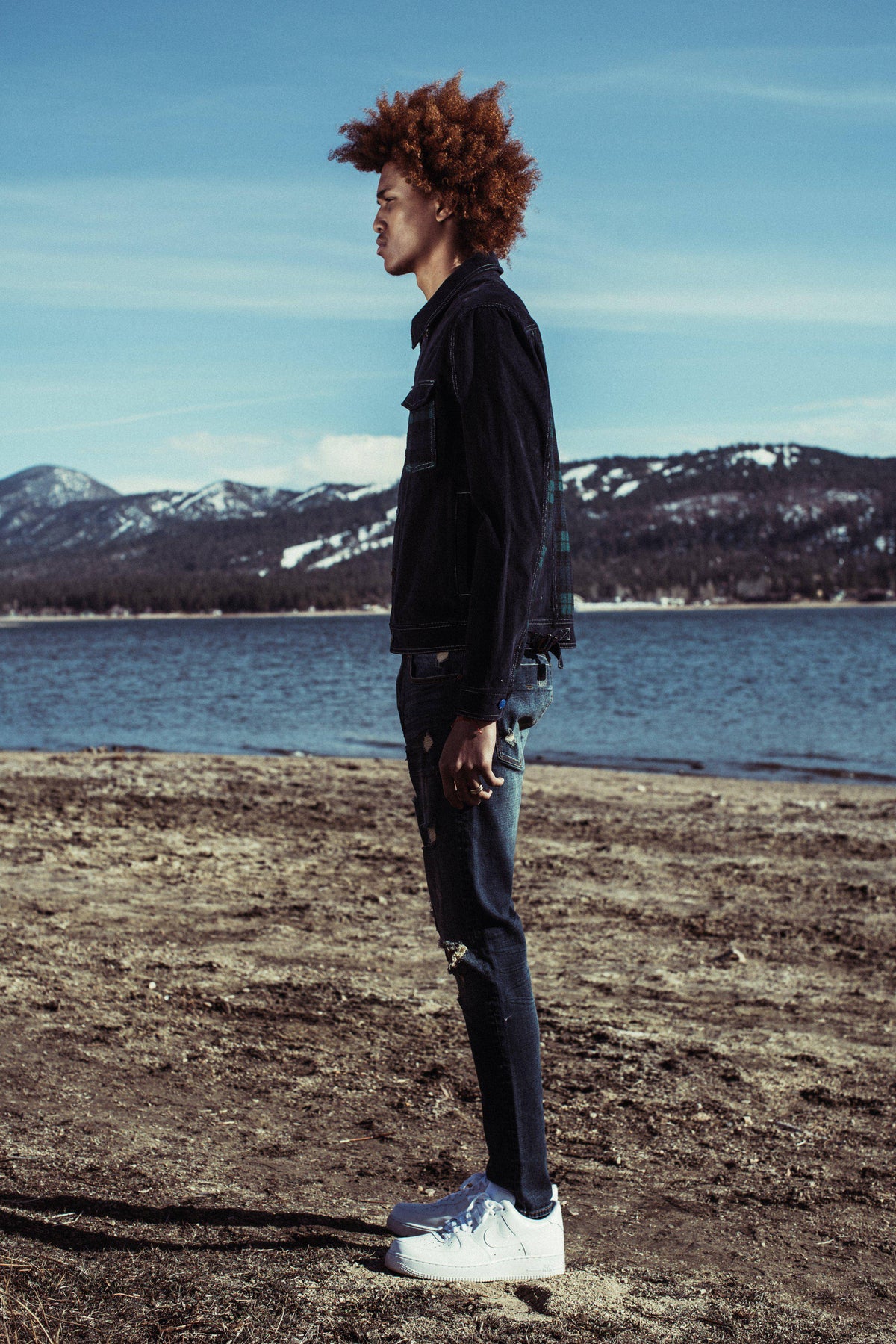 Corduroy Trucker Jacket | Navy