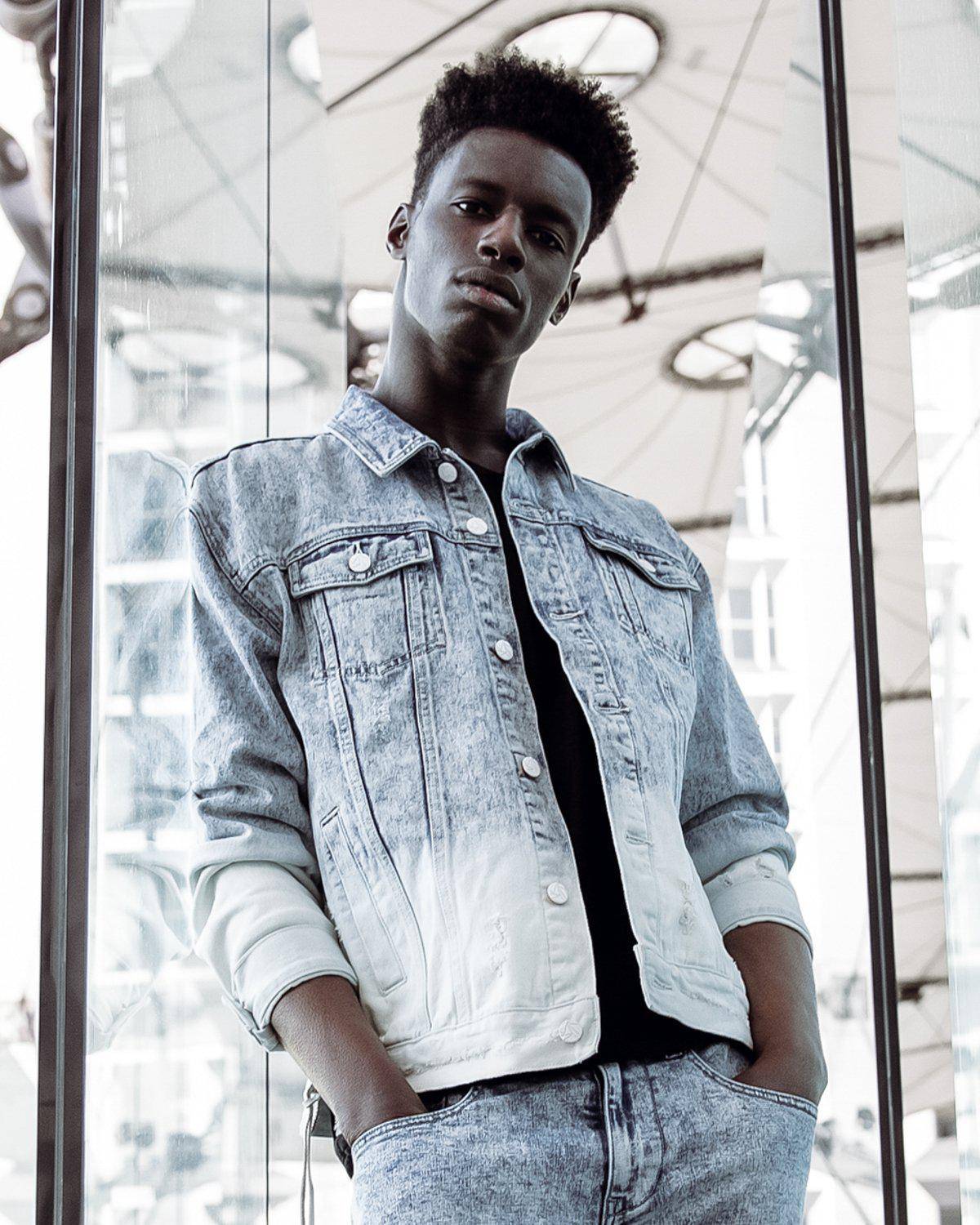 Denim Trucker Jacket | Ombre Bleaching