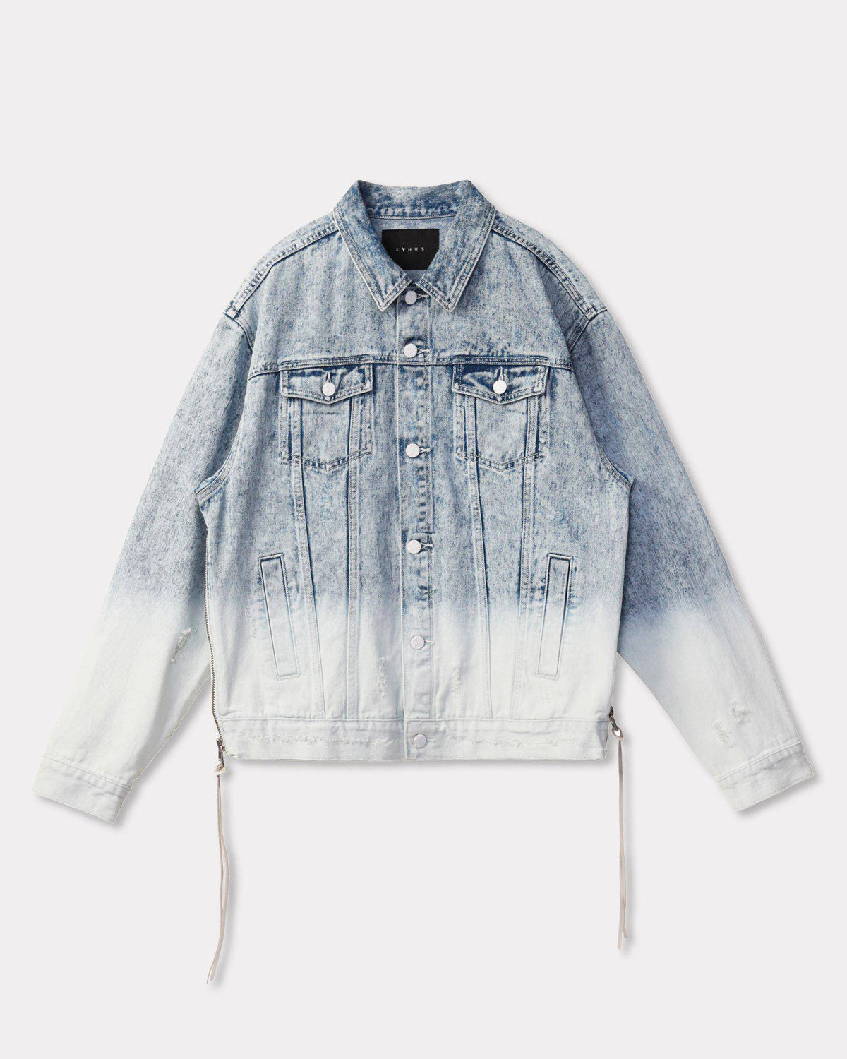 Denim Trucker Jacket | Ombre Bleaching
