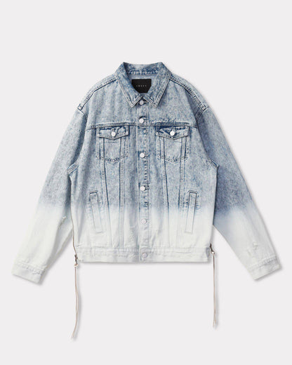 Denim Trucker Jacket | Ombre Bleaching