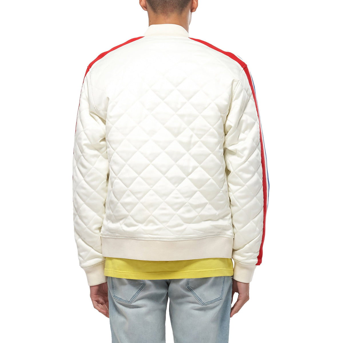 Quilted Satin Jacket | Off White