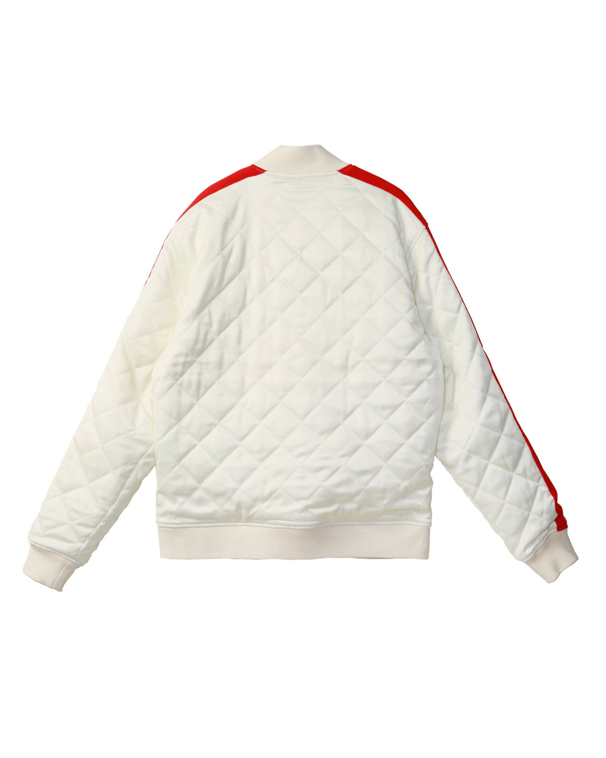 Quilted Satin Jacket | Off White