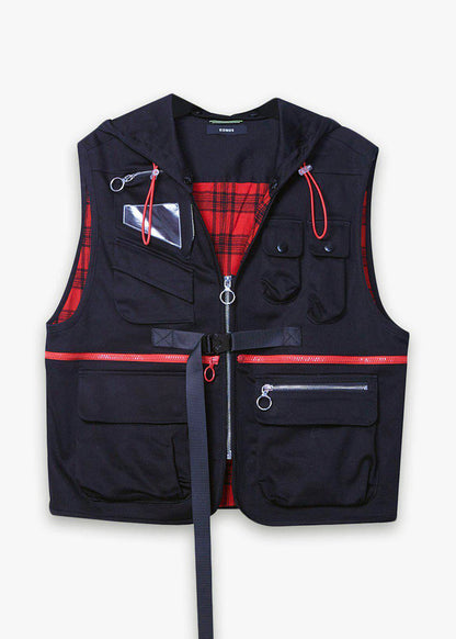Utility Fashion Vest | Black
