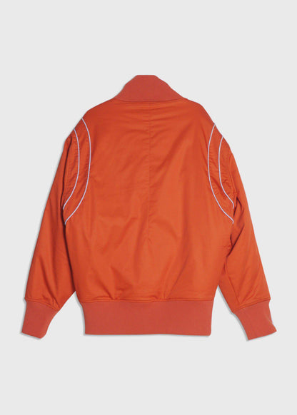 Oversize Bomber Jacket | Orange