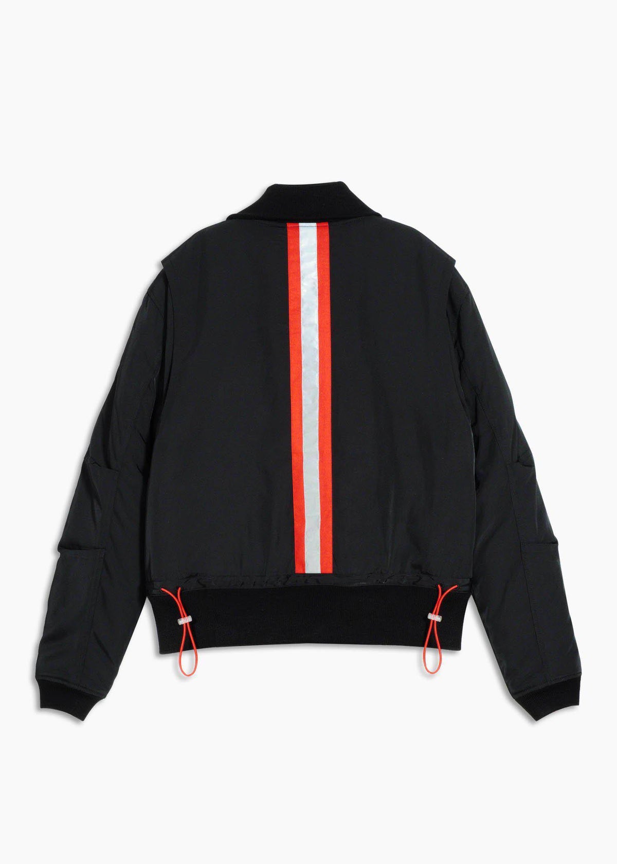Mock Collar Bomber Jacket |Black